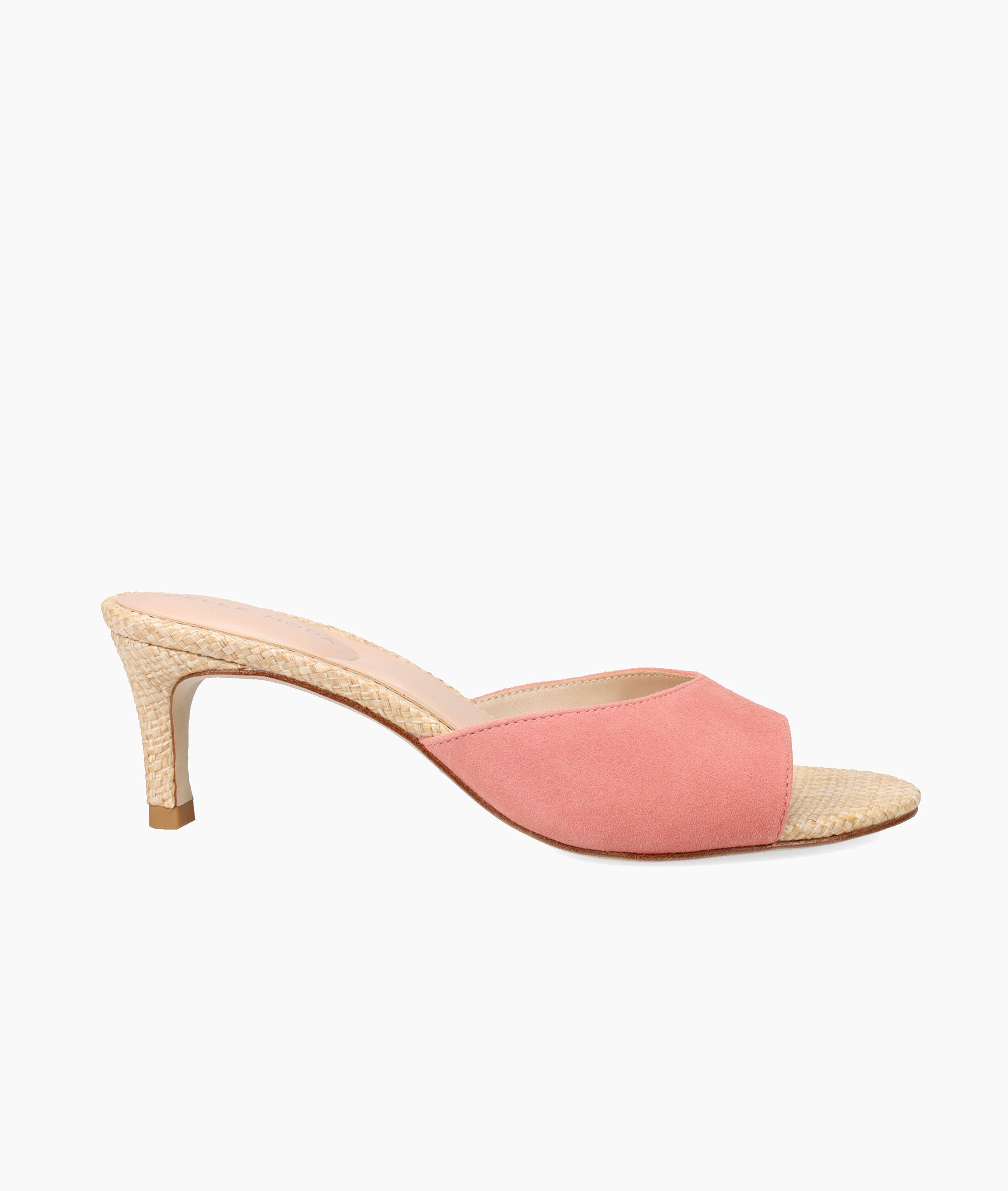 Pelle Moda-Unia 4-Rose Kid Slide-Pink kitten heel