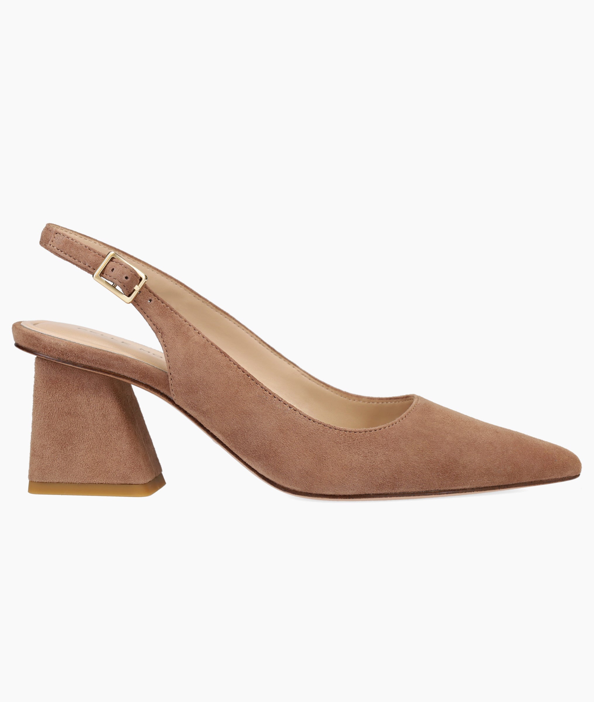 mluna Pelle Moda - Florin Low Block Heel Pump - Taupe – Pellemoda.us