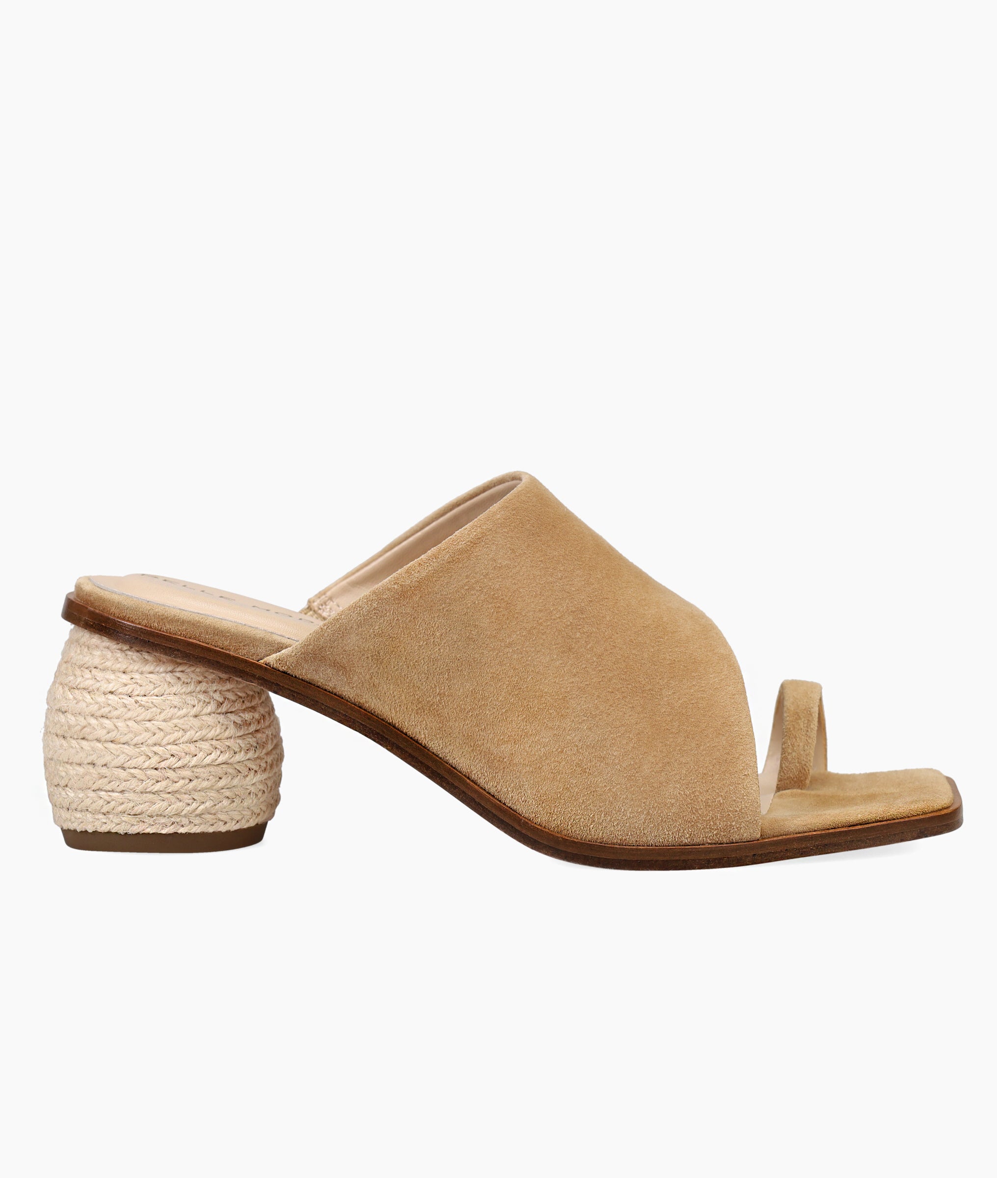 Pelle Moda - Lahni Slide - Latte - Low round heel