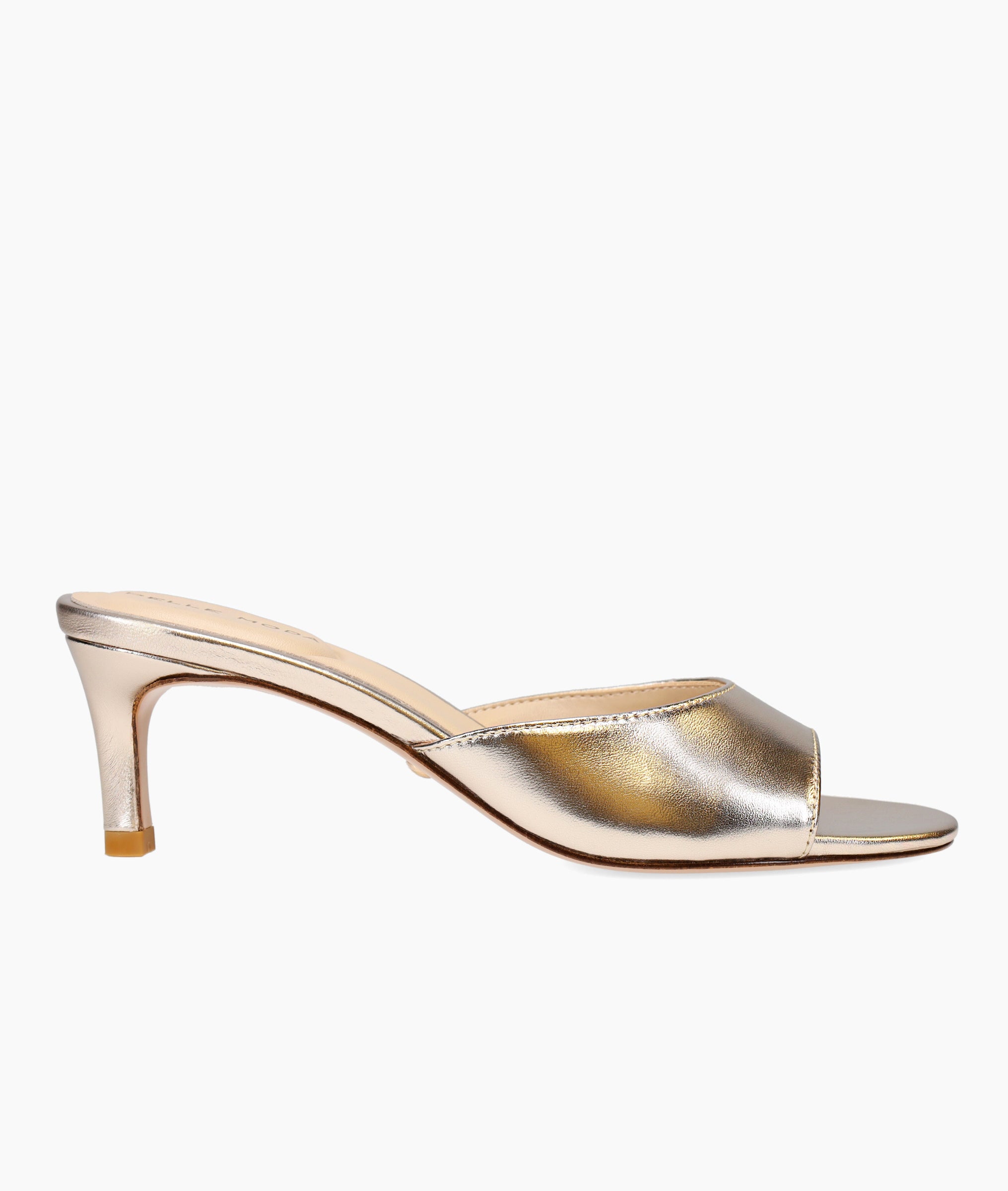 Pelle Moda - Unia Slide - Gold - Low Heel