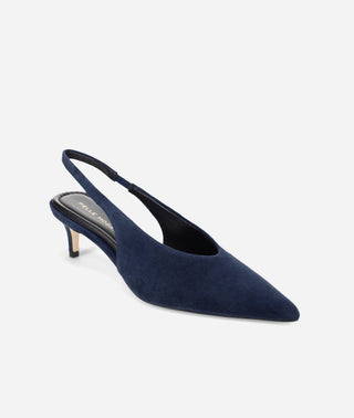 Abbee Slingback Pump Midnight Suede