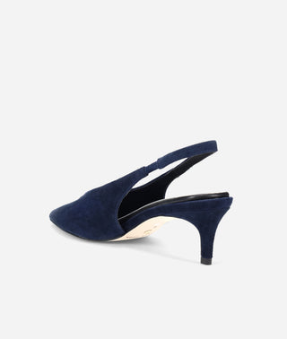 Abbee Slingback Pump Midnight Suede