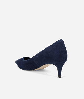 Aeri Low Heel Midnight Suede