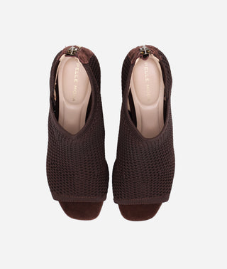 Aurel Platform Bootie Chocolate Knit