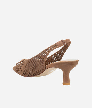 Beliz Slingback Pump Taupe Knit