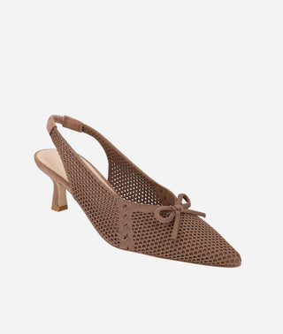 Beliz Slingback Pump Taupe Knit