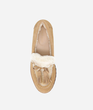 Coraly Loafer Driftwood Suede and Shearling