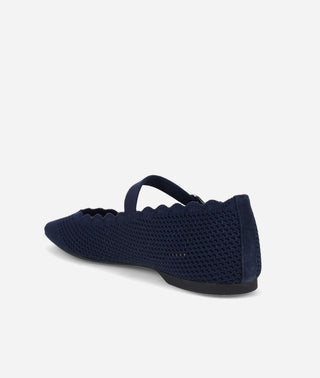 Daely Mary Jane Flat Midnight Knit