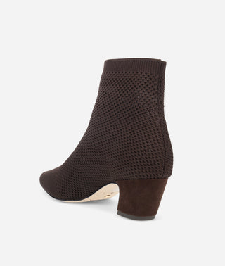 Emeli Bootie Chocolate Knit