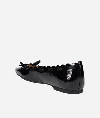 Ilyne Ballet Flat Black Patent