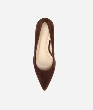 Inell Pump Chocolate Suede