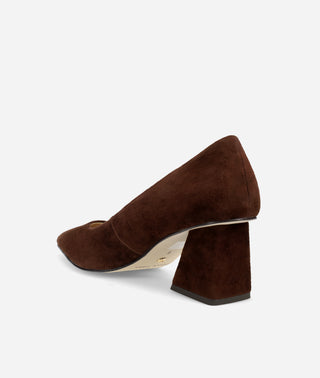 Inell Pump Chocolate Suede