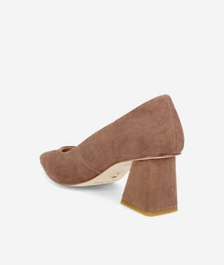 Inell Pump Taupe Suede