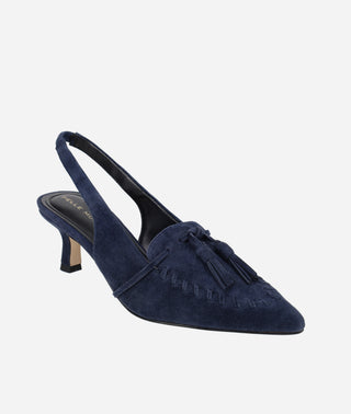 Kesia Slingback Pump Midnight Suede