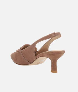 Kesia Slingback Pump Taupe Suede