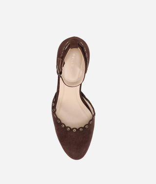 Leana Platform Chocolate Suede