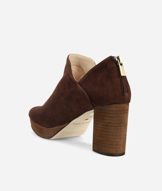 Lesia Bootie Chocolate Suede