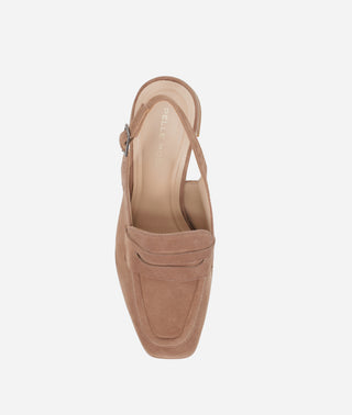 Lora Platform Taupe Suede