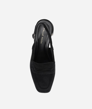 Lora Platform Black Suede