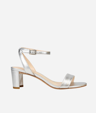 Moira 2 Low Heel - Silver for Weddings-Pelle Moda