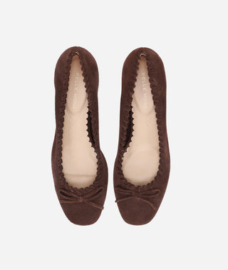 Novie Pump Espresso Suede