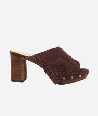 Pelle Moda - Amani Platform Sandal Espresso Suede