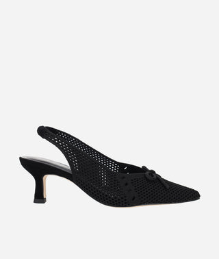 Pelle Moda - Beliz Slingback Pump Black Knit