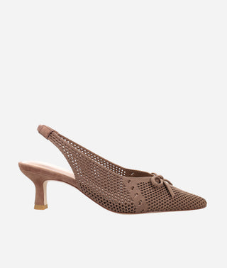 Pelle Moda - Beliz Slingback Pump Taupe Knit