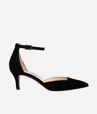 Pelle Moda - Kendal Low Heel - Black Suede Pump
