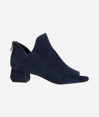 Pelle Moda - Vaneza Open Toe Bootie Midnight Suede