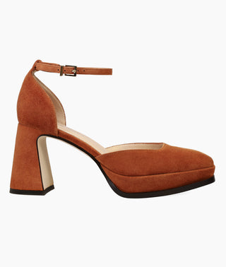 Pelle Moda - Delores Platform - Caramel Brown