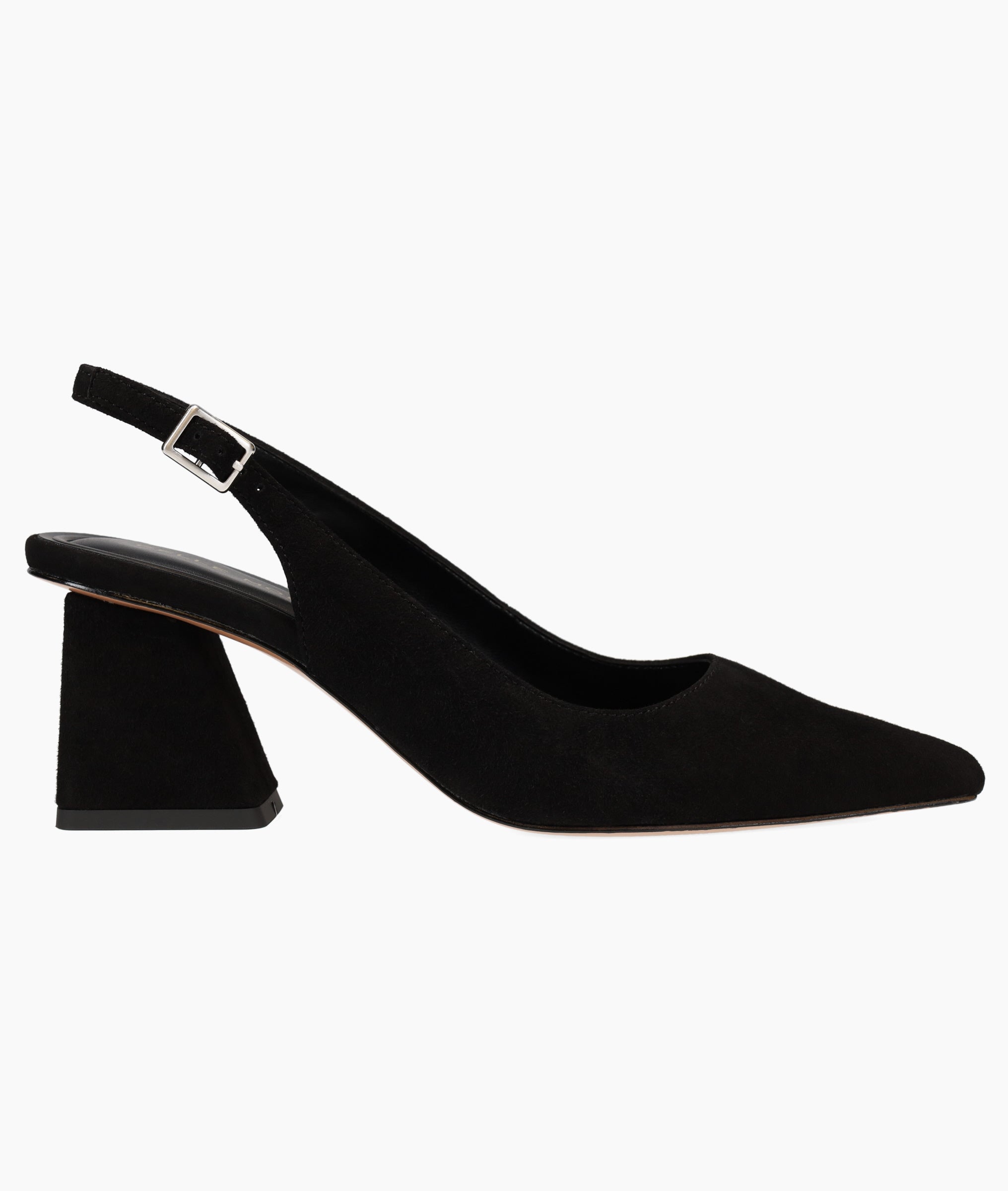 Pelle Moda - Florin Low Block Heel - Black Pump
