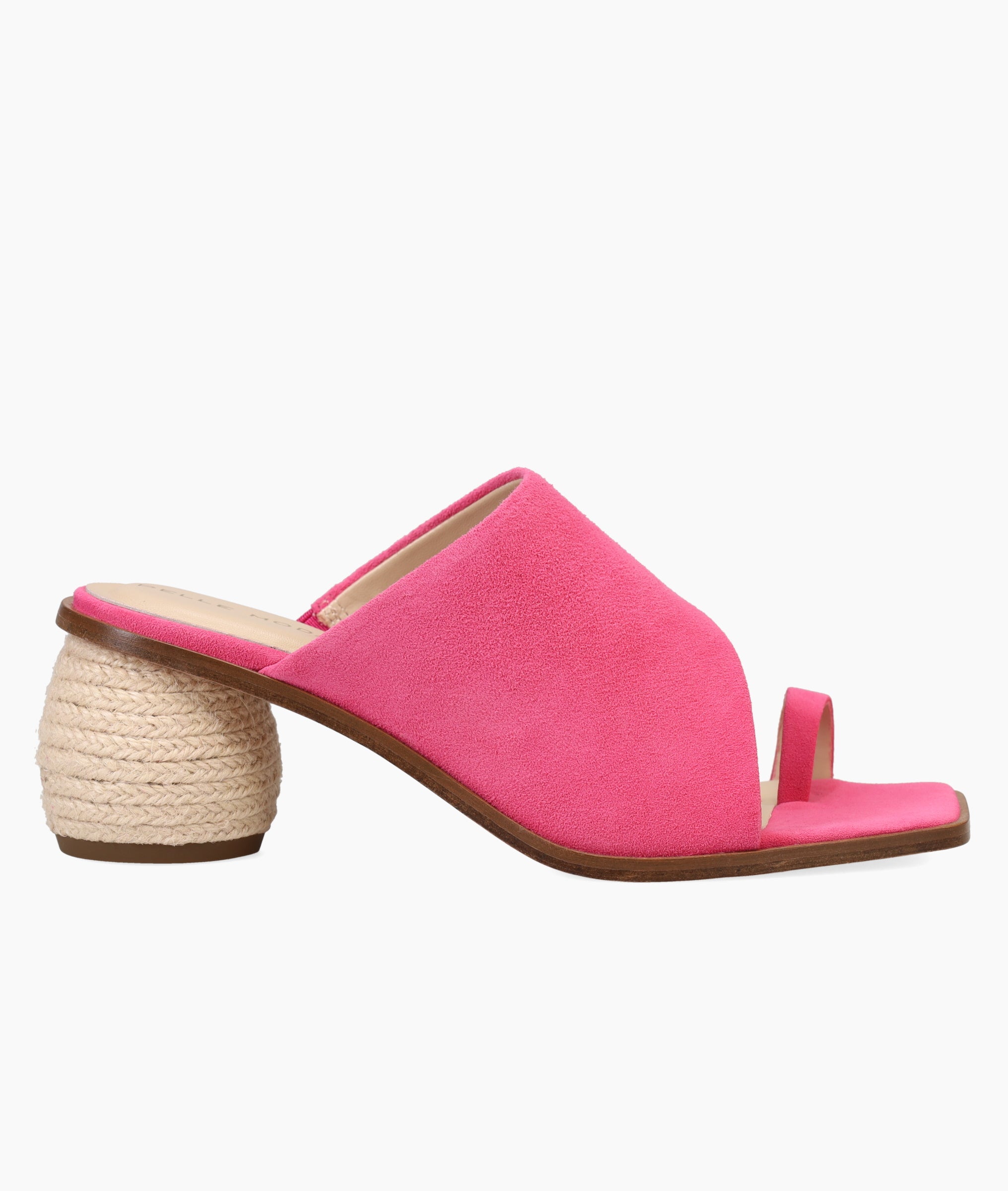 Pelle Moda - Lahni Slide - Pink low round heel