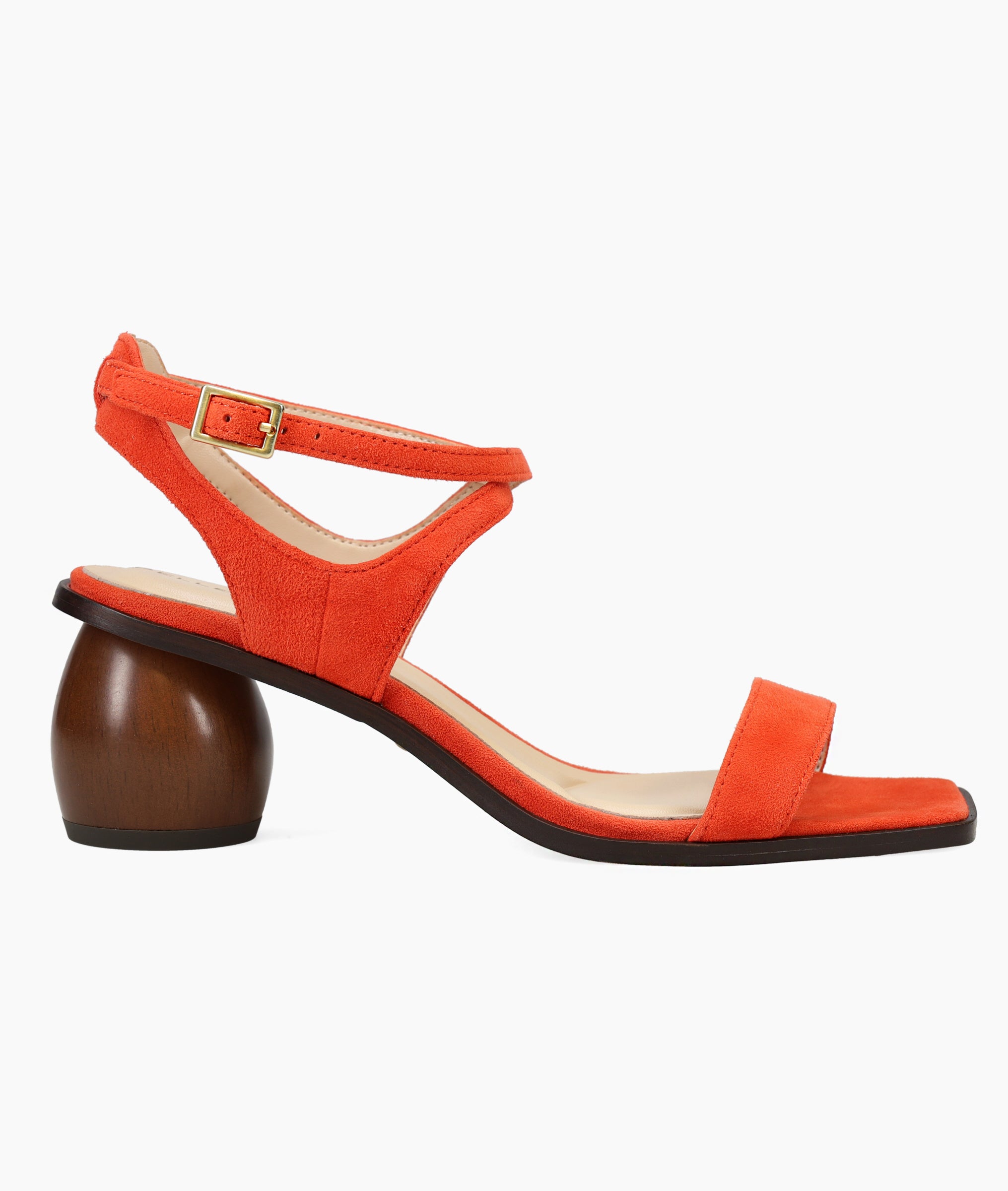 Pelle Moda - Laika Low Heel - Red Orange