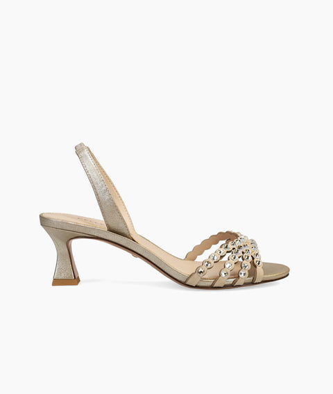 Felice Low Heel - Platinum Gold