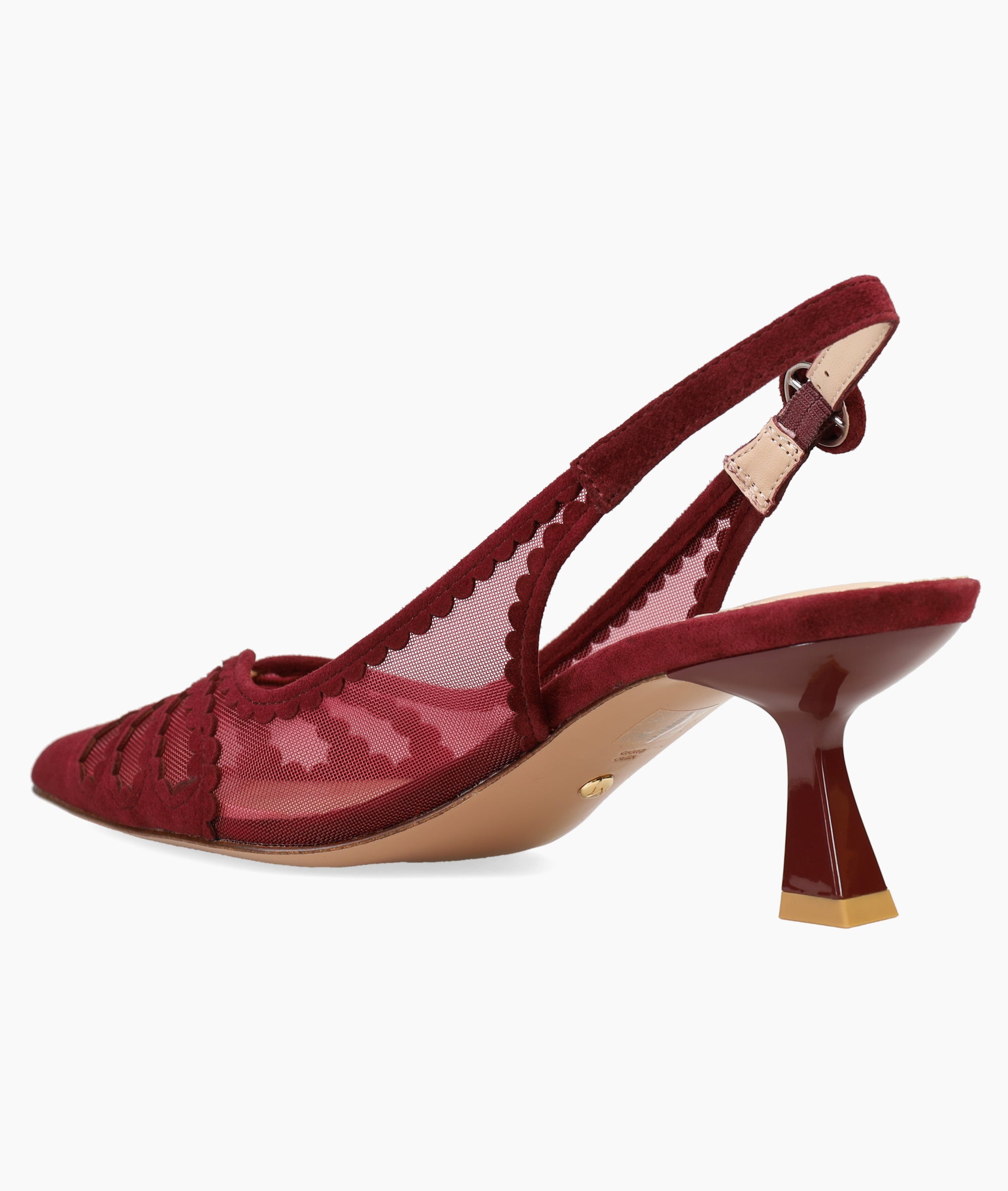 Jacie Mid Heel - Dark Maroon