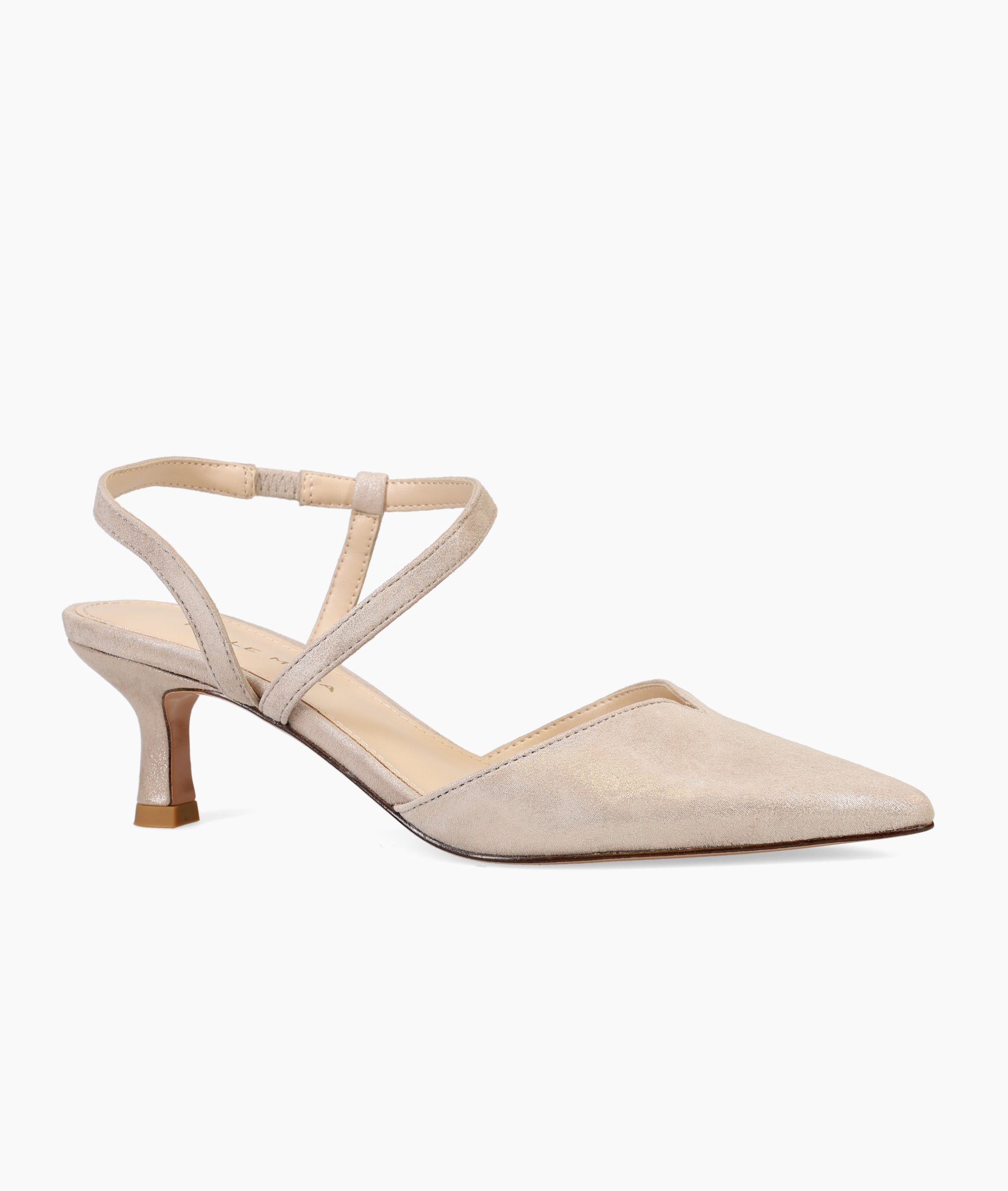 Kearn Low Heel - Shimmer Taupe