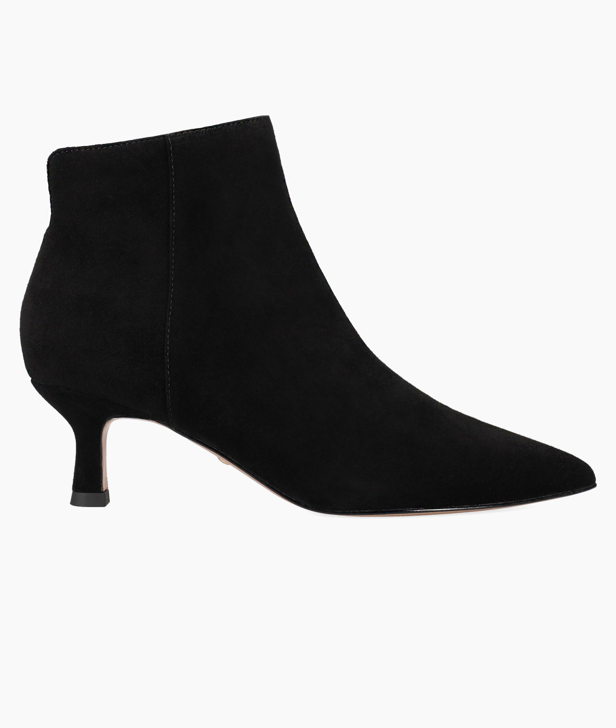 Pelle Moda - Kiesa Bootie - Black suede - Low kitten heels