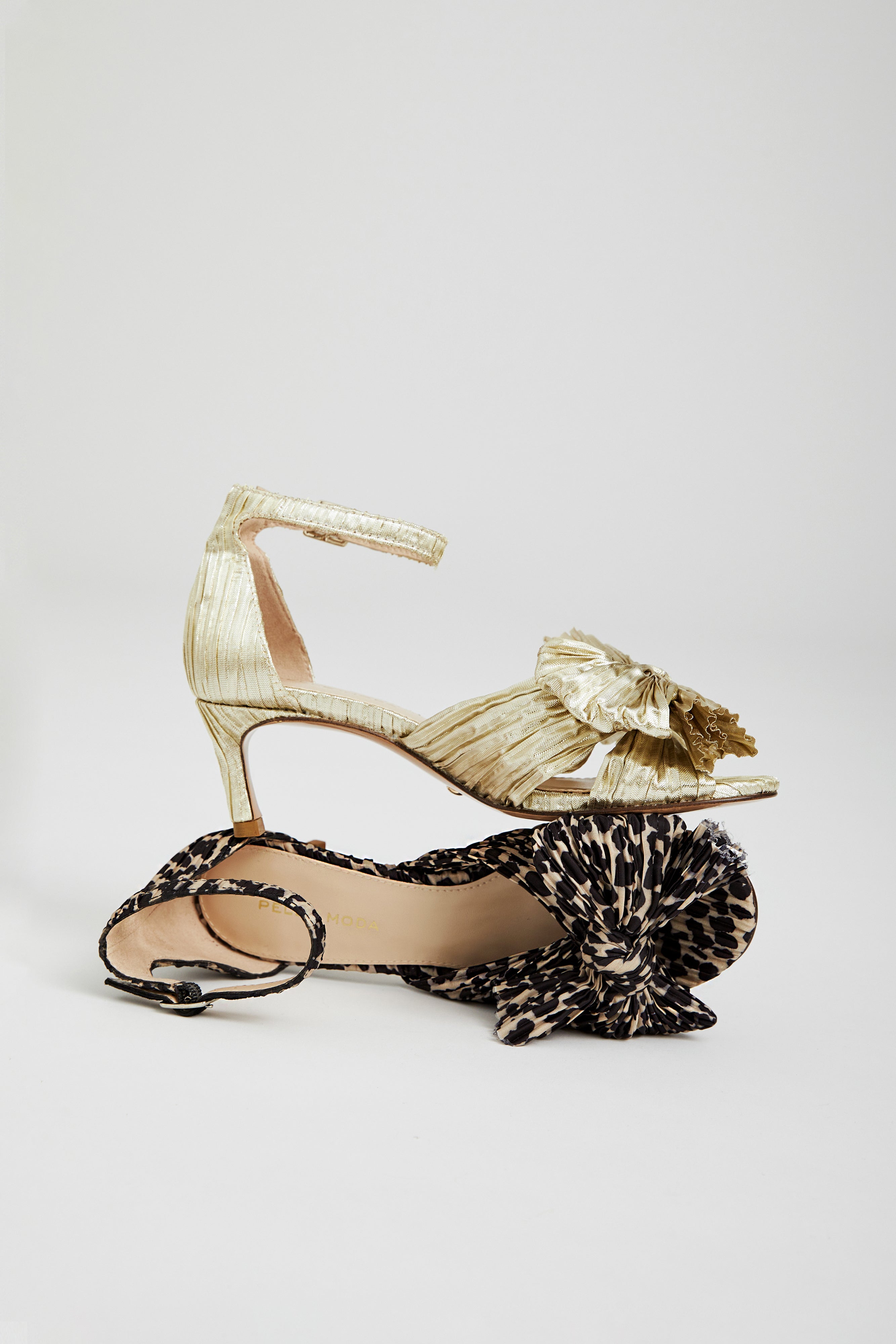 Utika Low Heel - Gold