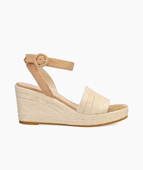 Sheree Clear and Natural Cork Platform Wedges | Wedges, Lace up espadrille  wedges, Espadrilles wedges