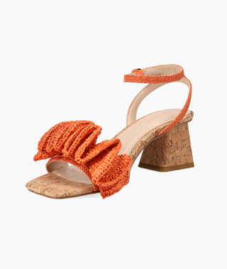 Tiann Low Heel - Tangerine