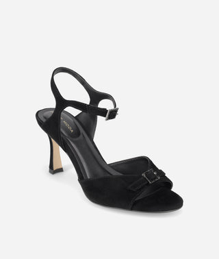 Winny High Heel Black Suede