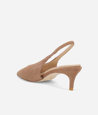 Abbee Slingback Pump Taupe Suede