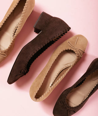 Novie Pump Espresso Suede
