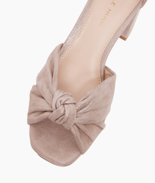 Anesa Platform - Shimmer Taupe